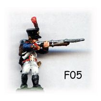 French Fusilier Flank Coy firing